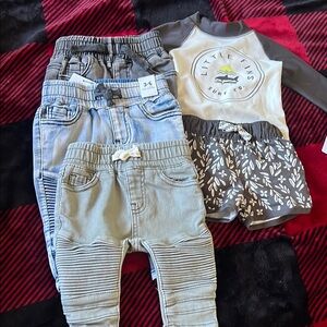 Little Fins Surf Co. Baby Outfit Set